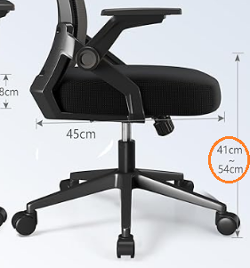 ComHomaチェアのサイズ表記